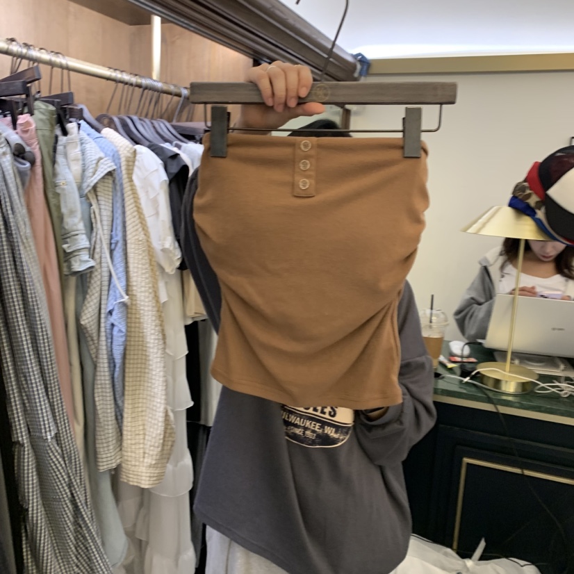 VIRKIN韓國直郵實拍女士新款推薦職業時尚人氣吊帶背心紐扣VIRKIN吊帶/背心圖色4