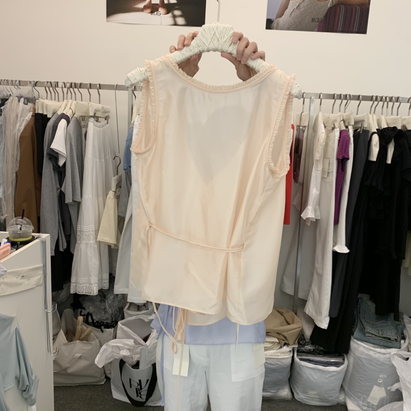 MAG韓國東大門直郵女裝新品推薦休閑人氣26春夏襯衫蕾絲衫MAG襯衫/蕾絲衫圖色2