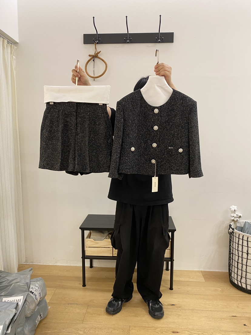 BOHEME韓國直郵實拍女裝新品休閑推薦熱賣人氣職業時尚夾克BOHEME夾克