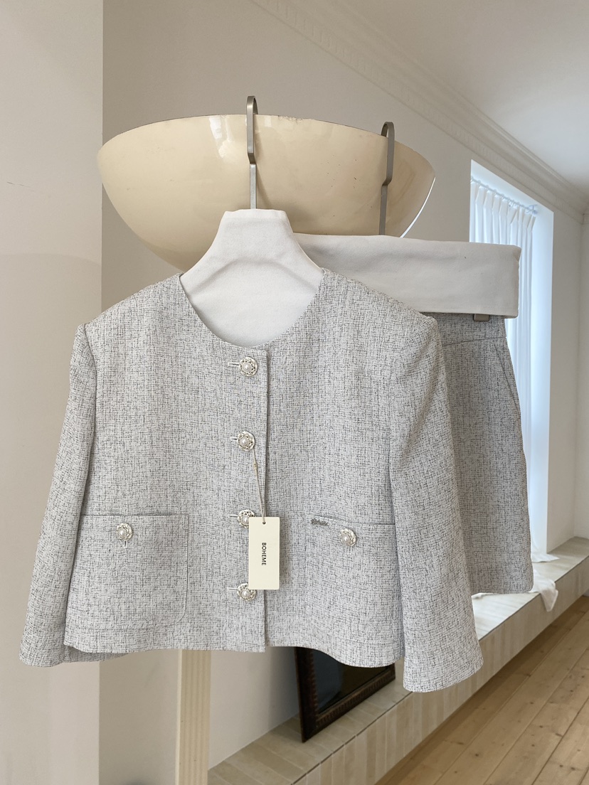 BOHEME韓國直郵實拍女裝新品休閑推薦熱賣人氣職業時尚夾克BOHEME夾克