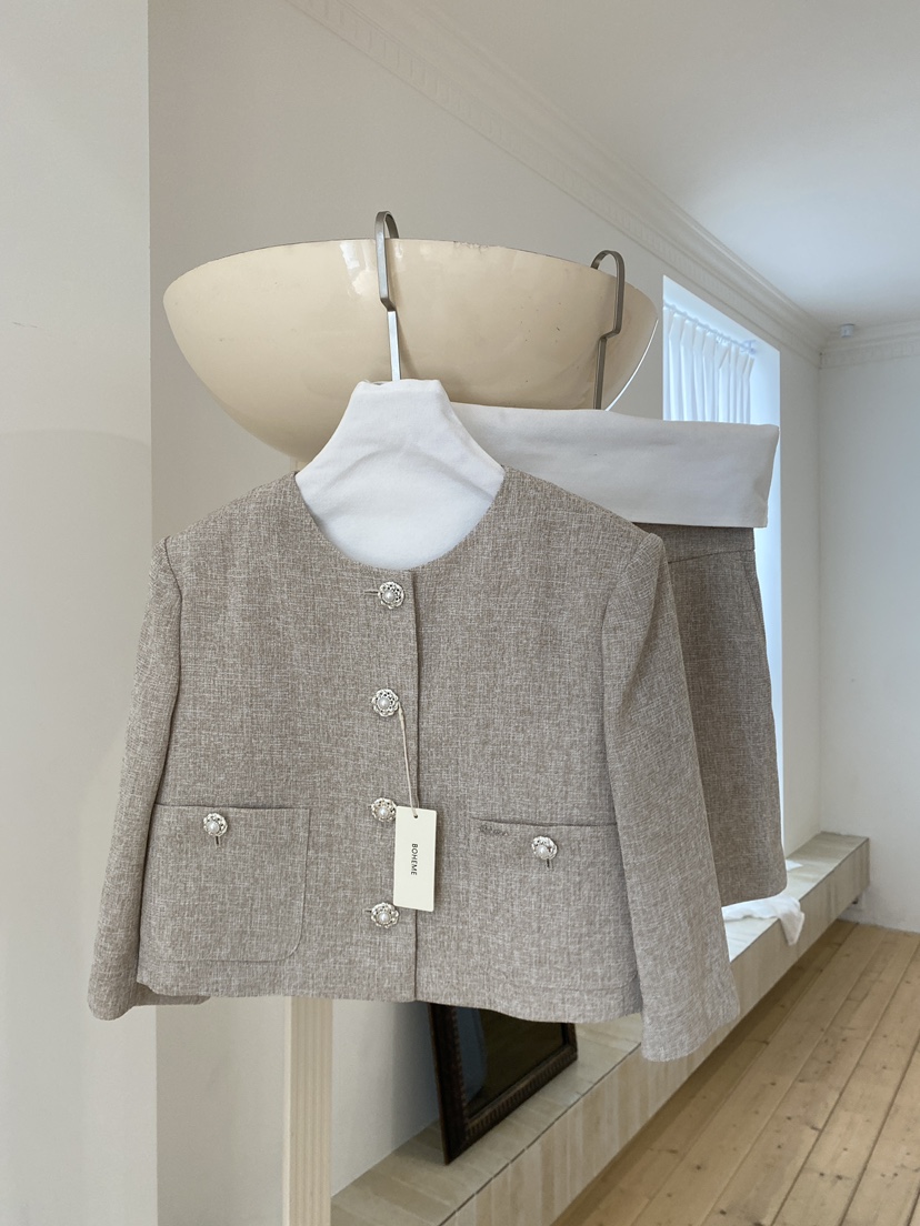 BOHEME韓國直郵實拍女裝新品休閑推薦熱賣人氣職業時尚夾克BOHEME夾克