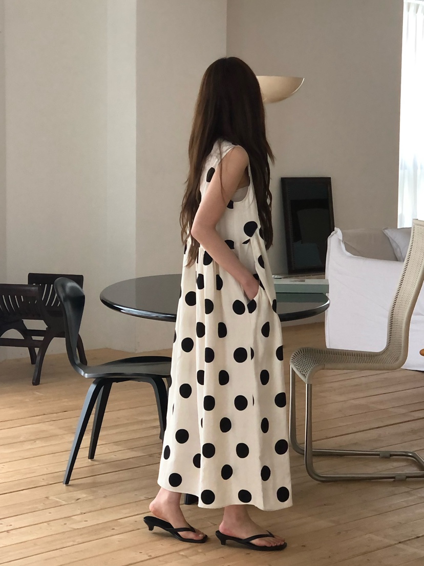 ONDO-P韓國代購女裝新款時尚職業人氣推薦26春夏連衣裙亞麻布ONDO-P連衣裙