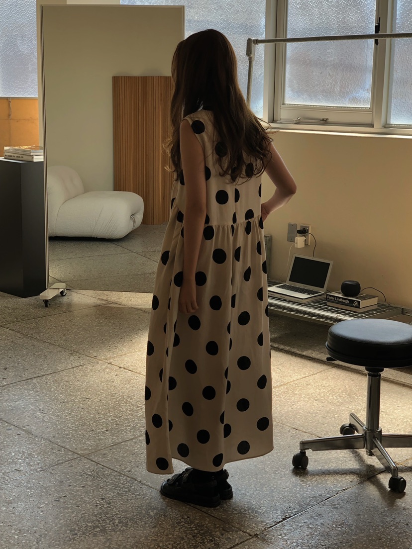 ONDO-P韓國代購女裝新款時尚職業人氣推薦26春夏連衣裙亞麻布ONDO-P連衣裙