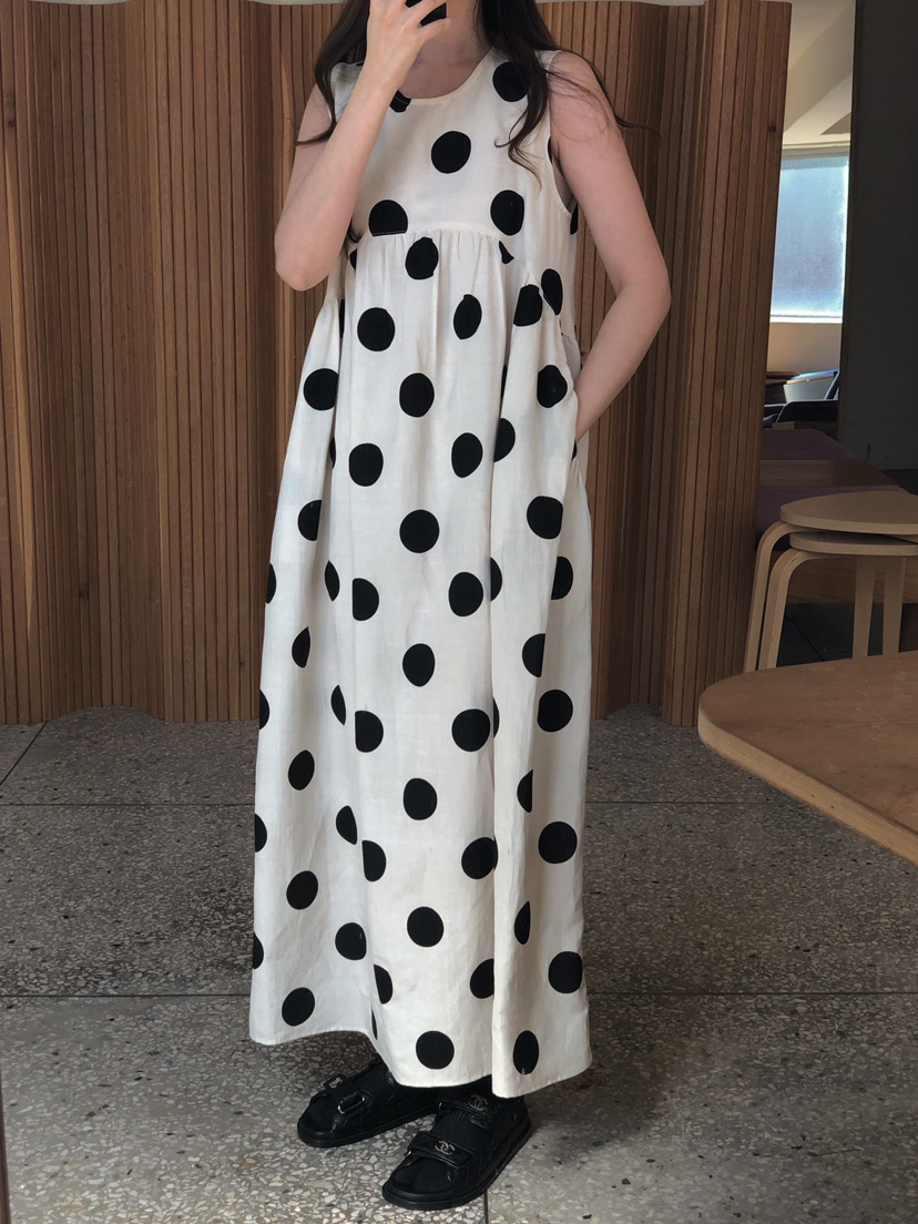 ONDO-P韓國代購女裝新款時尚職業人氣推薦26春夏連衣裙亞麻布ONDO-P連衣裙