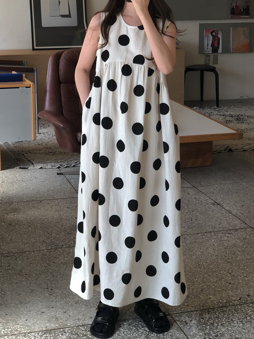 ONDO-P韓國代購女裝新款時尚職業人氣推薦26春夏連衣裙亞麻布ONDO-P連衣裙