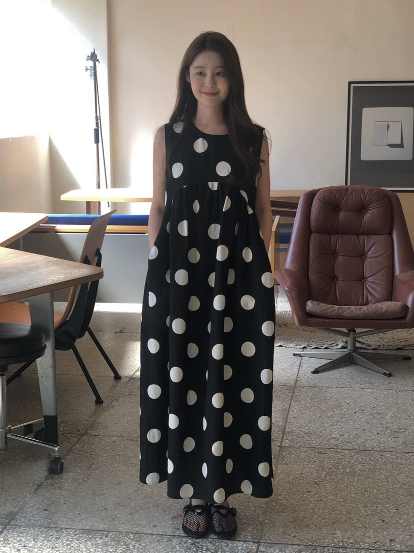 ONDO-P韓國代購女裝新款時尚職業人氣推薦26春夏連衣裙亞麻布ONDO-P連衣裙