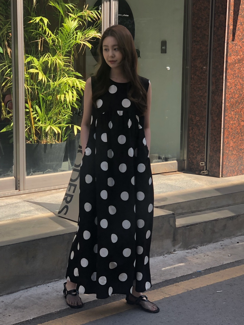 ONDO-P韓國代購女裝新款時尚職業人氣推薦26春夏連衣裙亞麻布ONDO-P連衣裙