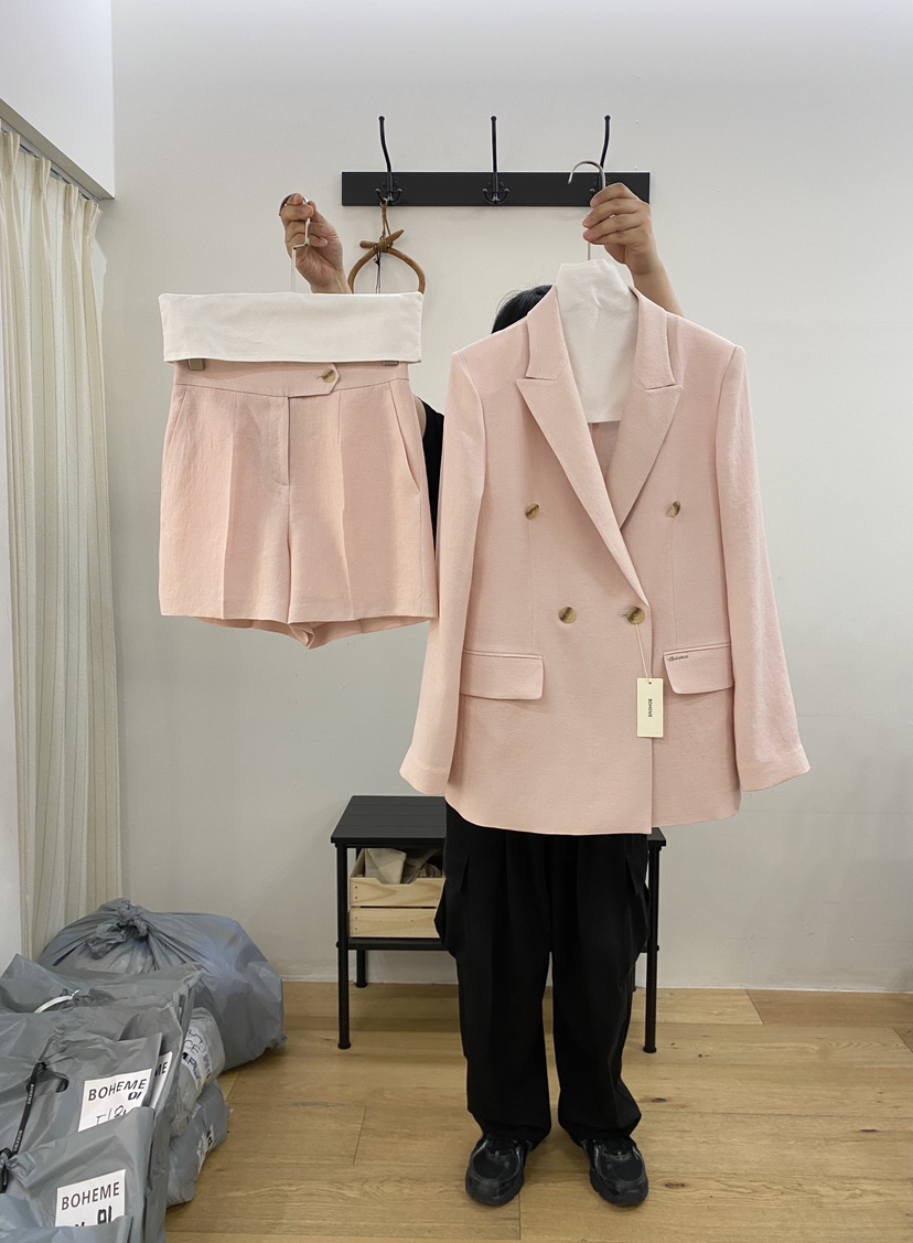 BOHEME韓國直郵女裝新款熱賣推薦職業時尚26春夏人氣短褲BOHEME短褲