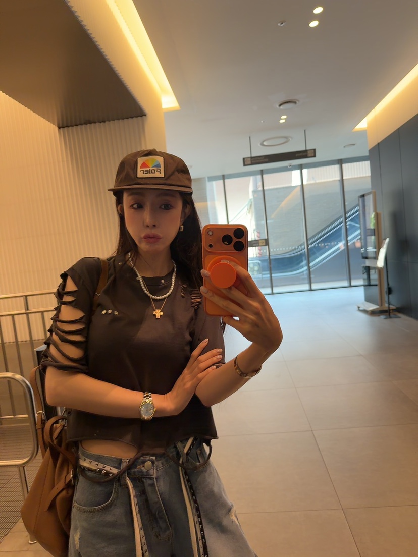 PALETTE-Q韓國代購女士新款26春夏推薦休閑時尚職業T恤復古PALETTE-QT恤