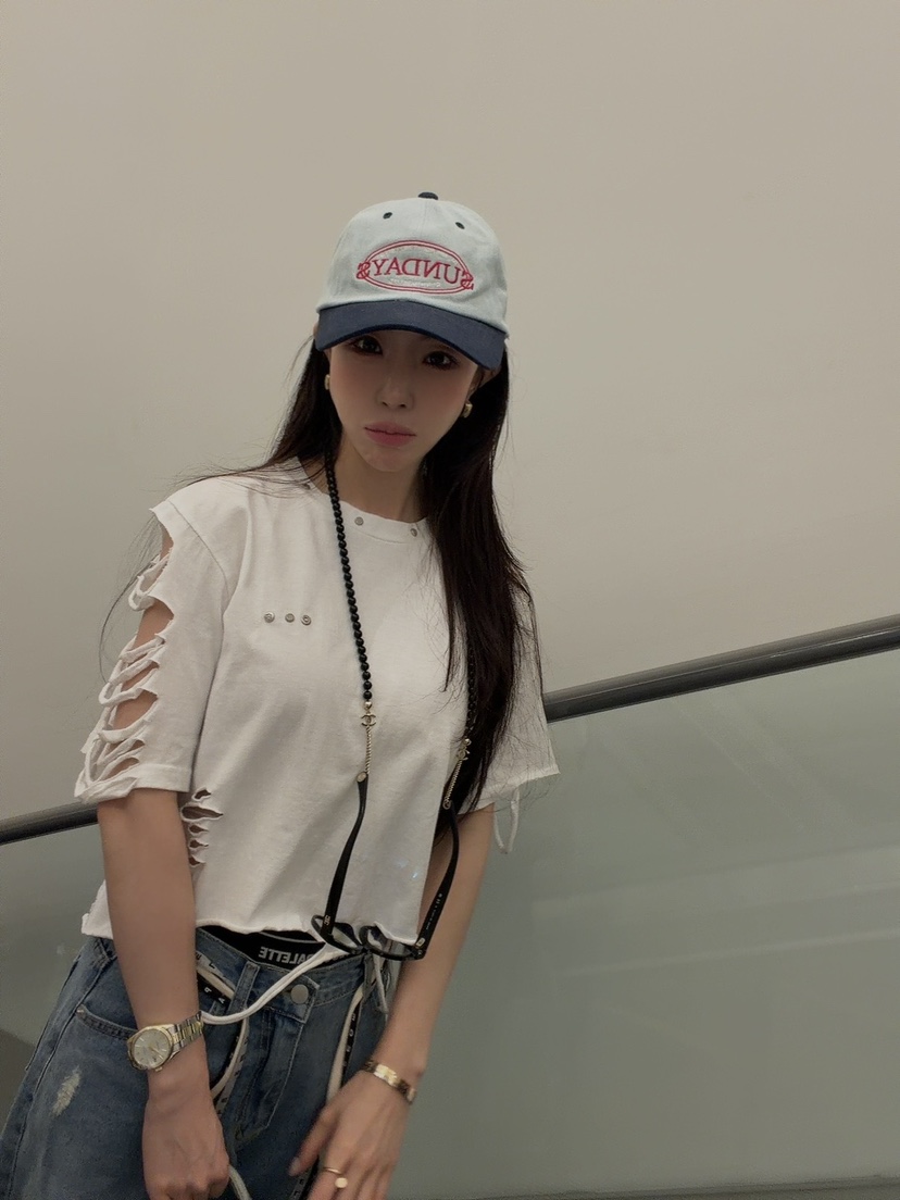 PALETTE-Q韓國代購女士新款26春夏推薦休閑時尚職業T恤復古PALETTE-QT恤