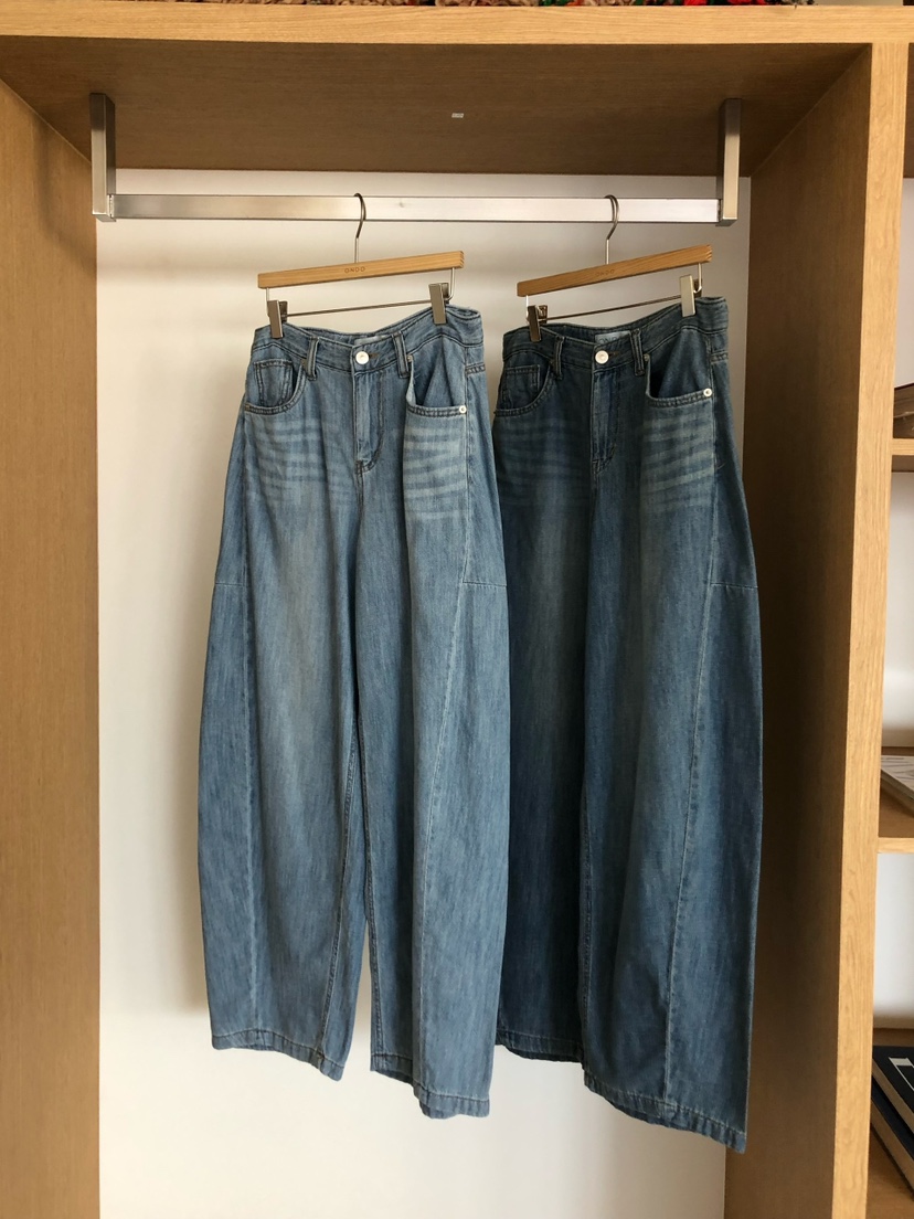 ONDO-P韓國直郵女士新款熱賣職業時尚26春夏人氣牛仔褲亞麻ONDO-P牛仔褲