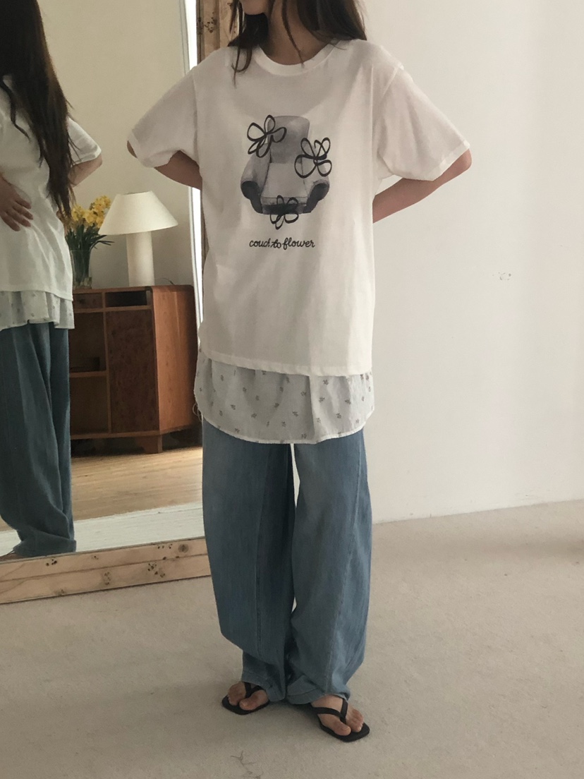 ONDO-P韓國直郵女士新款熱賣職業時尚26春夏人氣牛仔褲亞麻ONDO-P牛仔褲