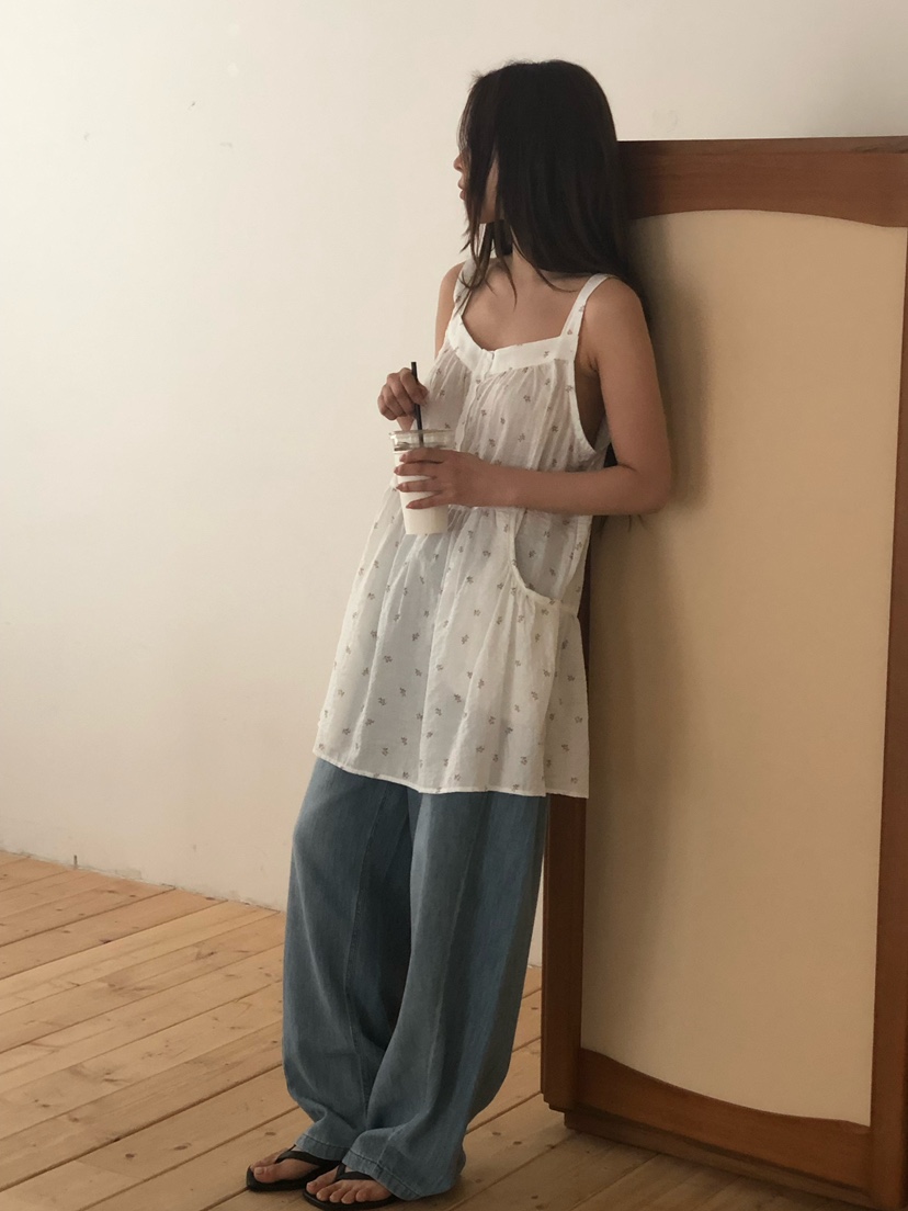 ONDO-P韓國直郵女士新款熱賣職業時尚26春夏人氣牛仔褲亞麻ONDO-P牛仔褲