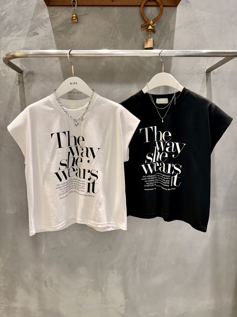 KIFF韓國代購女士新品推薦職業26春夏熱賣休閑人氣時尚T恤KIFFT恤
