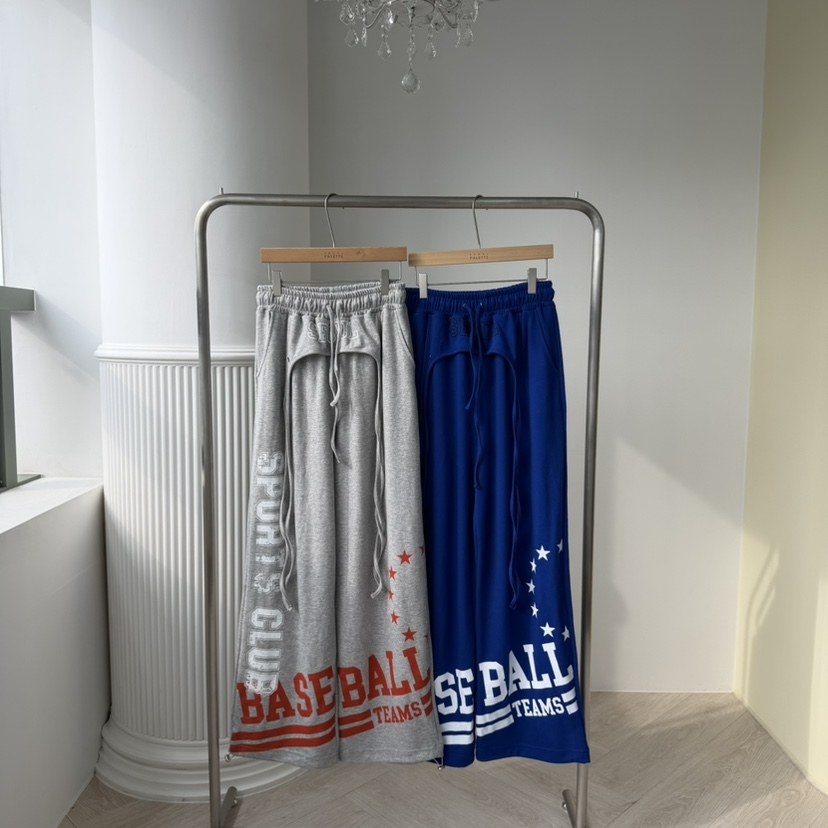 PALETTE-Q韓國直郵女裝新款人氣26春夏休閑褲闊腿褲條紋PALETTE-Q休閑褲