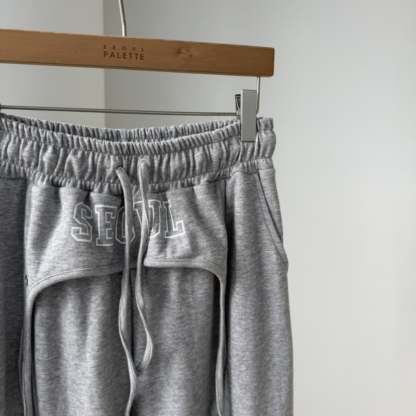 PALETTE-Q韓國直郵女裝新款人氣26春夏休閑褲闊腿褲條紋PALETTE-Q休閑褲