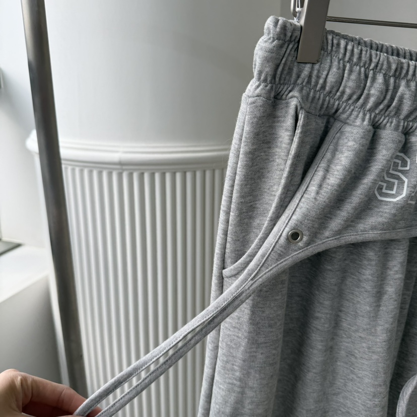 PALETTE-Q韓國直郵女裝新款人氣26春夏休閑褲闊腿褲條紋PALETTE-Q休閑褲