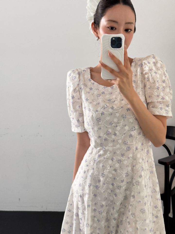 CATS韓國直郵實拍女裝新品熱賣推薦職業時尚休閑連衣裙亞麻CAT.S連衣裙