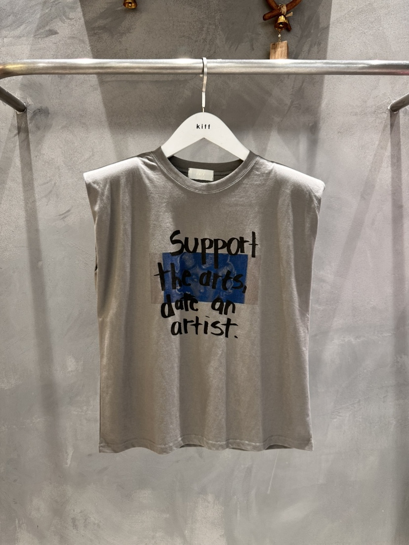 KIFF韓國代購女裝新品熱賣推薦26春夏職業時尚休閑人氣T恤KIFFT恤圖色3