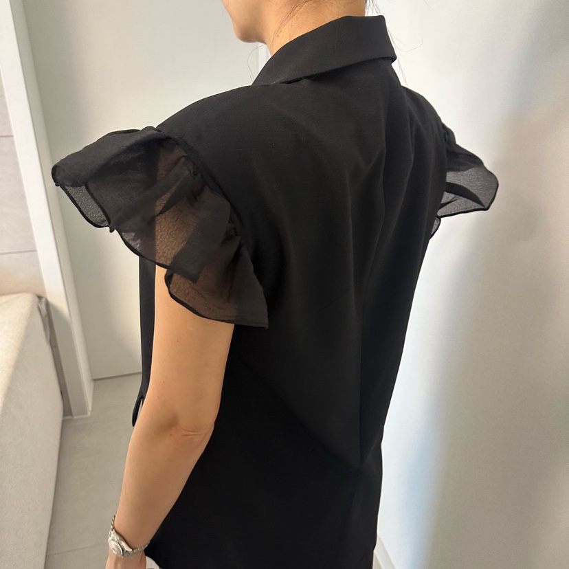 SOUIT韓國代購女裝新品推薦人氣休閑熱賣26春夏馬甲荷葉邊SOUIT by mabel-L馬甲