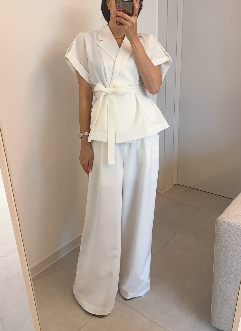 SOUIT韓國直郵實拍女裝新品休閑職業熱賣推薦時尚26春夏休閑褲SOUIT by mabel-L休閑褲