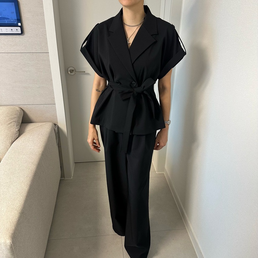 SOUIT韓國直郵實拍女裝新品休閑職業熱賣推薦時尚26春夏休閑褲SOUIT by mabel-L休閑褲