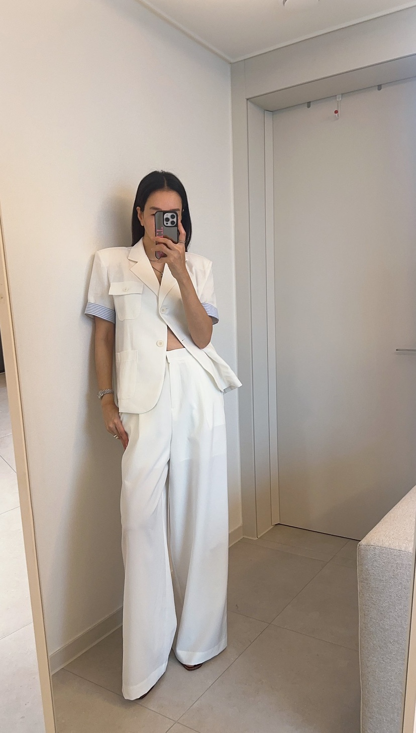 SOUIT韓國直郵實拍女裝新品休閑職業熱賣推薦時尚26春夏休閑褲SOUIT by mabel-L休閑褲