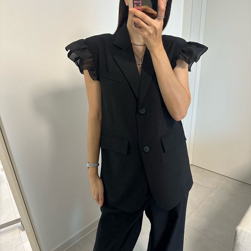 SOUIT韓國直郵實拍女裝新品休閑職業熱賣推薦時尚26春夏休閑褲SOUIT by mabel-L休閑褲