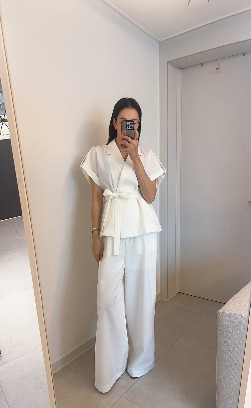 SOUIT韓國直郵實拍女裝新品休閑職業熱賣推薦時尚26春夏休閑褲SOUIT by mabel-L休閑褲