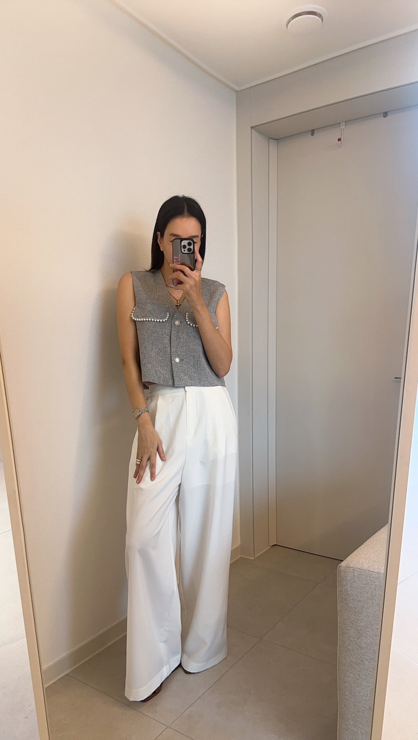 SOUIT韓國直郵實拍女裝新品休閑職業熱賣推薦時尚26春夏休閑褲SOUIT by mabel-L休閑褲