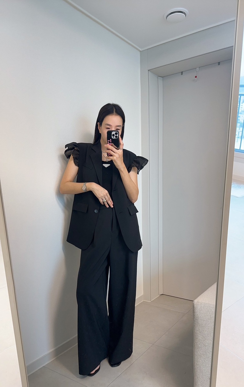 SOUIT韓國直郵實拍女裝新品休閑職業熱賣推薦時尚26春夏休閑褲SOUIT by mabel-L休閑褲