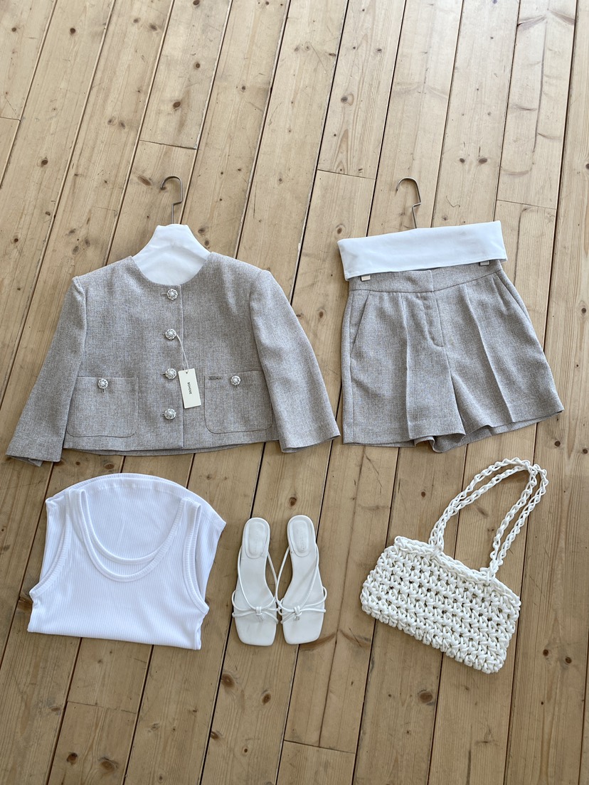 BOHEME韓國代購女士新品休閑推薦時尚職業熱賣26春夏短褲BOHEME短褲