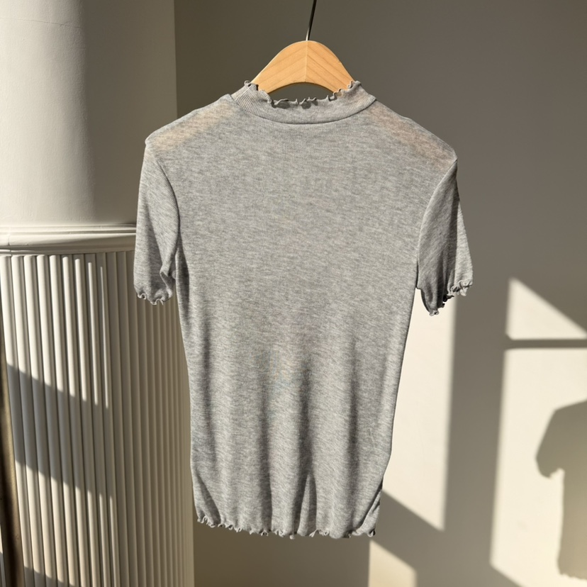 PALETTE-Q韓國直郵實拍女裝新品26春夏熱賣推薦職業T恤網眼PALETTE-QT恤