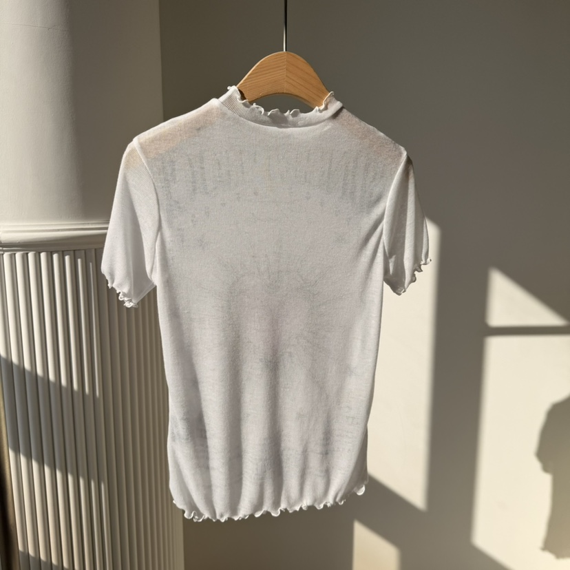 PALETTE-Q韓國直郵實拍女裝新品26春夏熱賣推薦職業T恤網眼PALETTE-QT恤