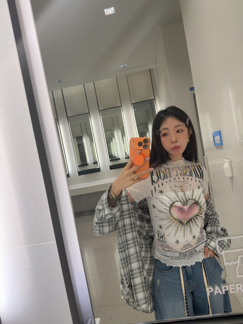 PALETTE-Q韓國直郵實拍女裝新品26春夏熱賣推薦職業T恤網眼PALETTE-QT恤