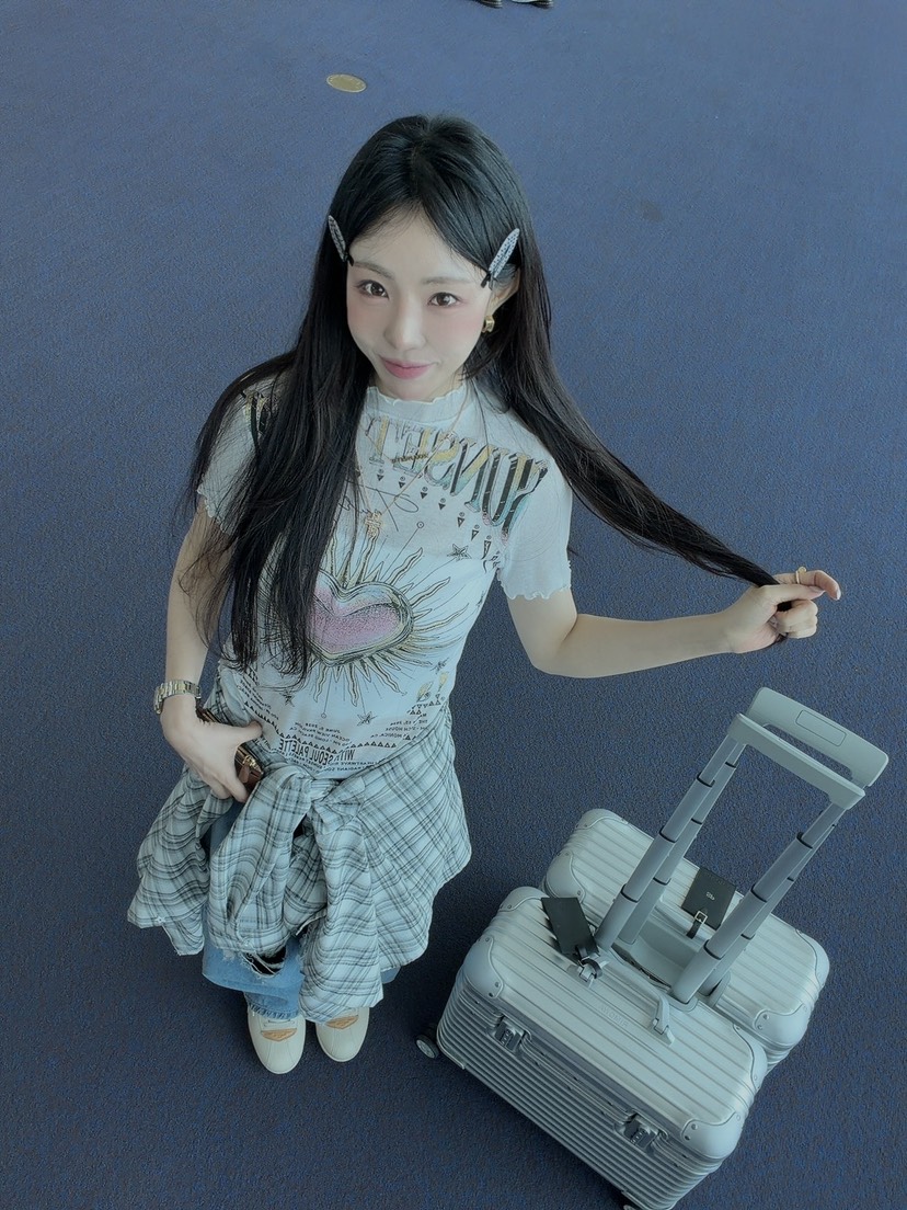 PALETTE-Q韓國直郵實拍女裝新品26春夏熱賣推薦職業T恤網眼PALETTE-QT恤