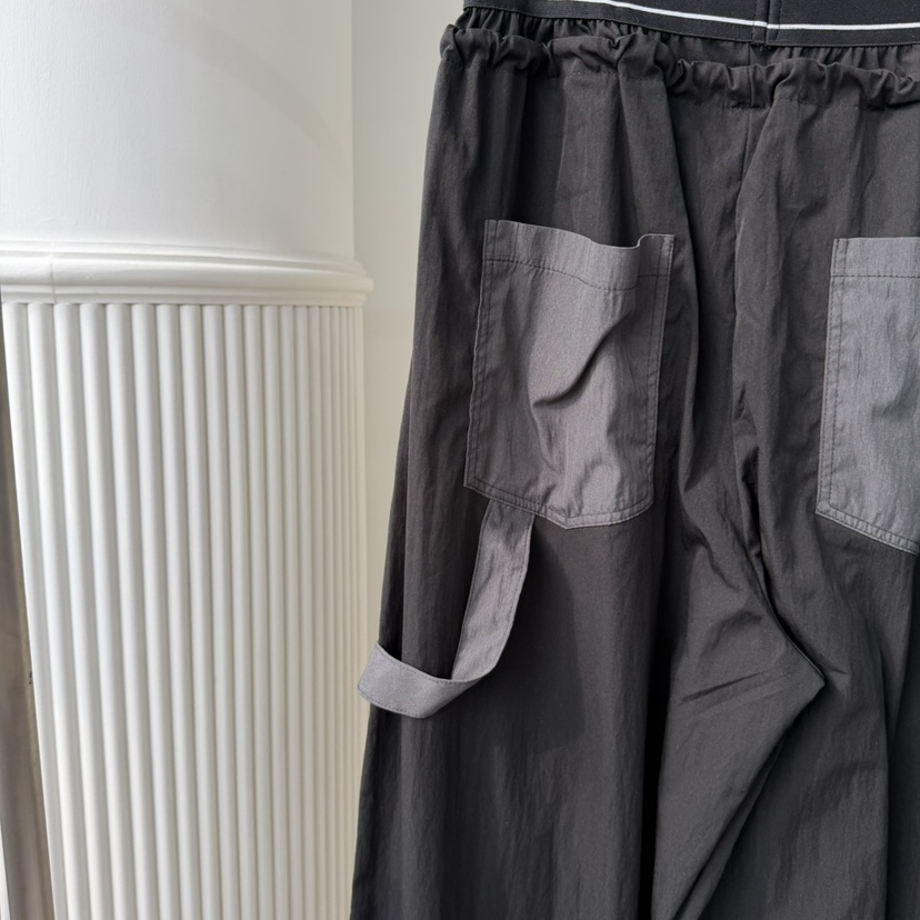 PALETTE-Q韓國直郵實拍女士新款熱賣休閑休閑褲工裝褲撞色PALETTE-Q休閑褲