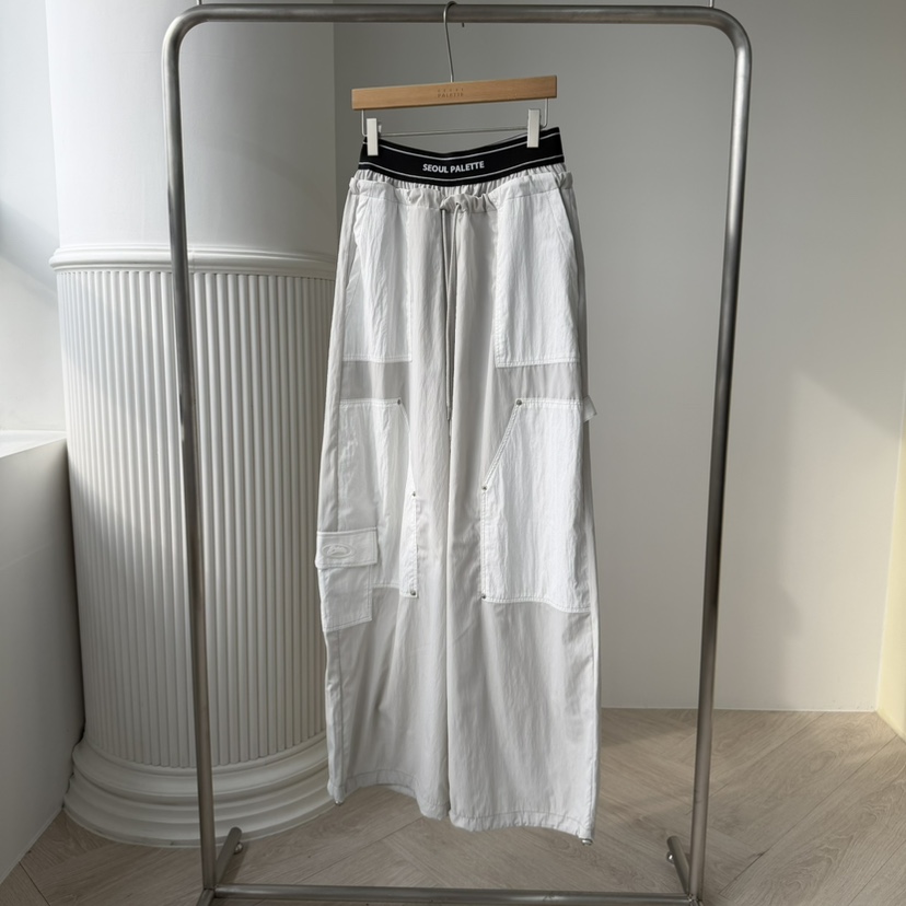 PALETTE-Q韓國直郵實拍女士新款熱賣休閑休閑褲工裝褲撞色PALETTE-Q休閑褲圖色1