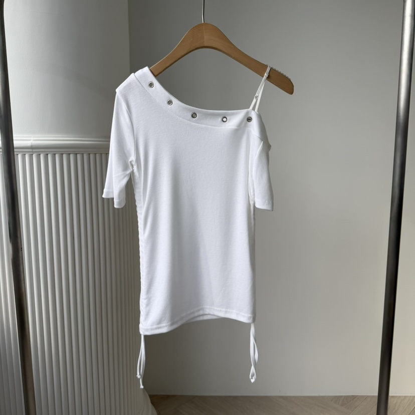 PALETTE-Q韓國東大門代購女士新款人氣推薦時尚T恤不對稱PALETTE-QT恤