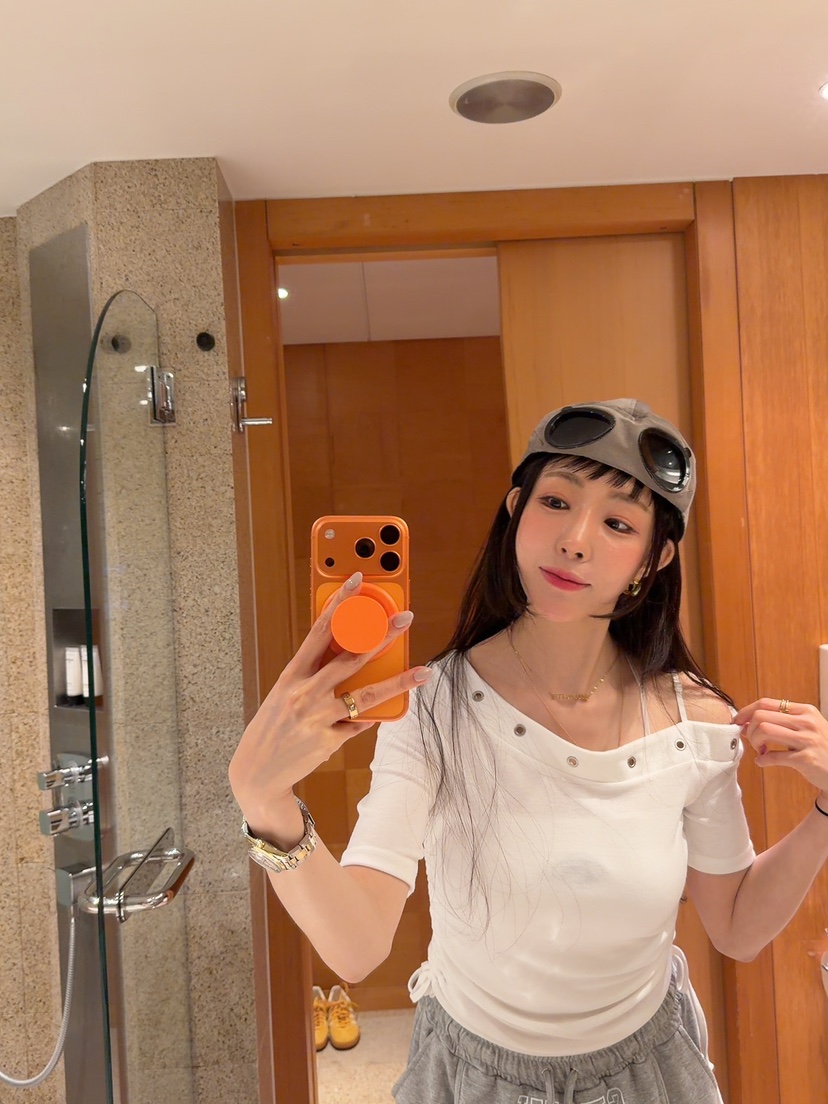 PALETTE-Q韓國東大門代購女士新款人氣推薦時尚T恤不對稱PALETTE-QT恤