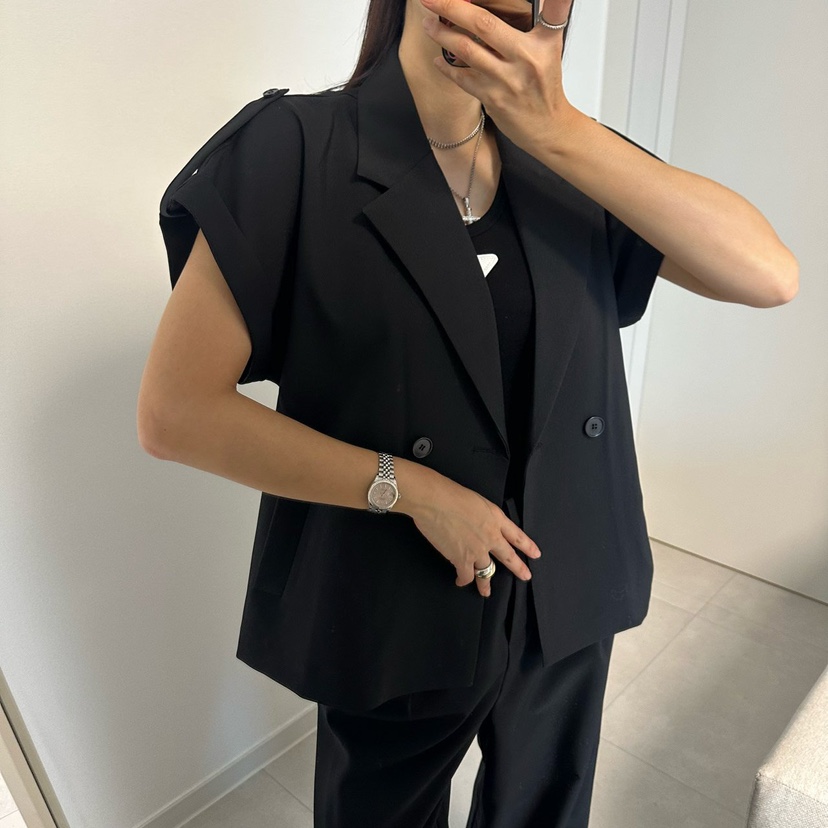 SOUIT韓國代購女裝新款熱賣職業人氣26春夏休閑夾克含腰帶SOUIT by mabel-L夾克