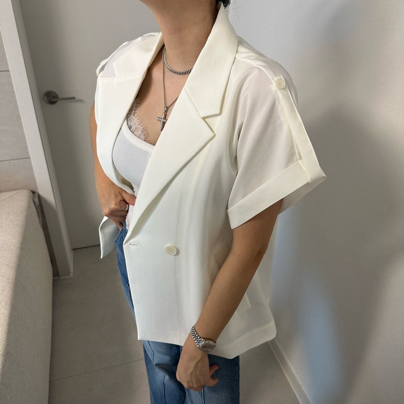 SOUIT韓國代購女裝新款熱賣職業人氣26春夏休閑夾克含腰帶SOUIT by mabel-L夾克