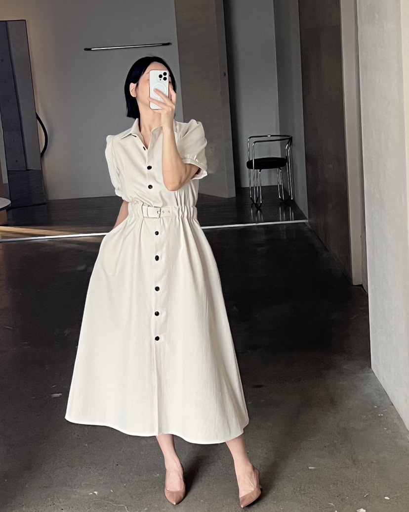 VERNI韓國東大門直郵女裝新品休閑推薦職業人氣時尚連衣裙VERNI連衣裙