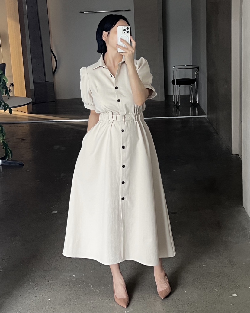 VERNI韓國東大門直郵女裝新品休閑推薦職業人氣時尚連衣裙VERNI連衣裙