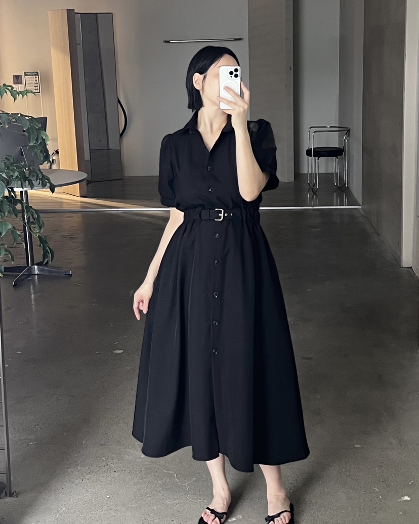 VERNI韓國東大門直郵女裝新品休閑推薦職業人氣時尚連衣裙VERNI連衣裙