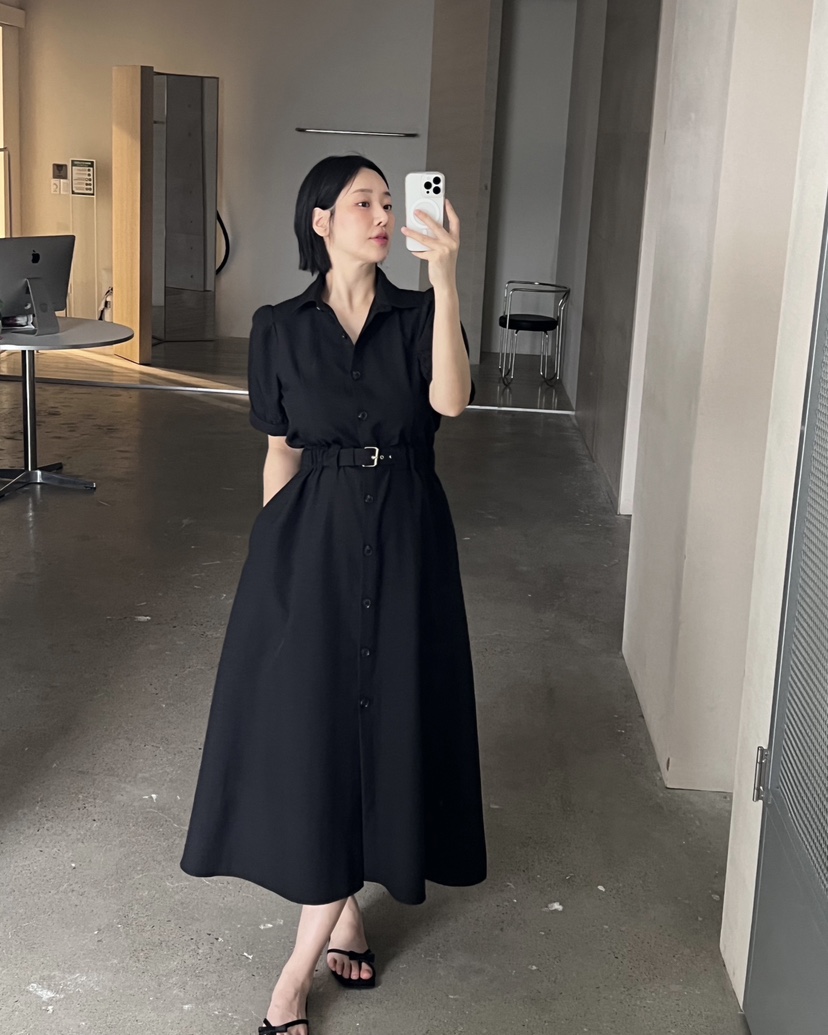 VERNI韓國東大門直郵女裝新品休閑推薦職業人氣時尚連衣裙VERNI連衣裙