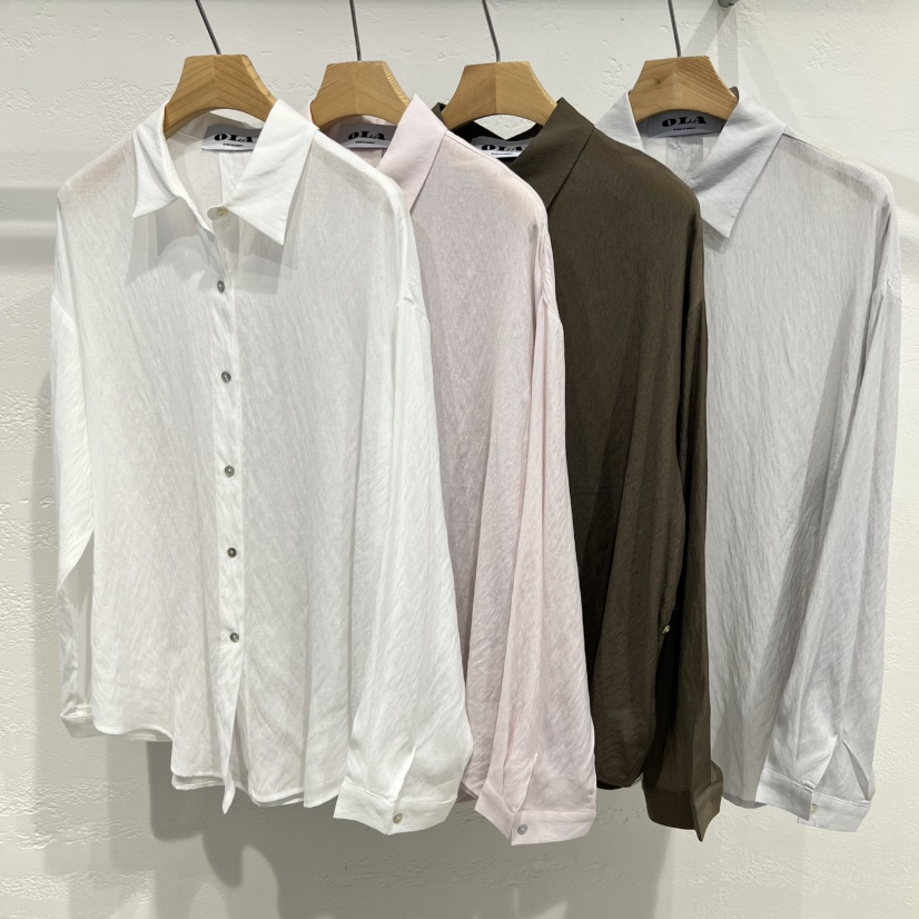 OLA韓國東大門直郵女裝新款熱賣推薦休閑職業26春夏襯衫蕾絲衫mellor/OLA襯衫/蕾絲衫