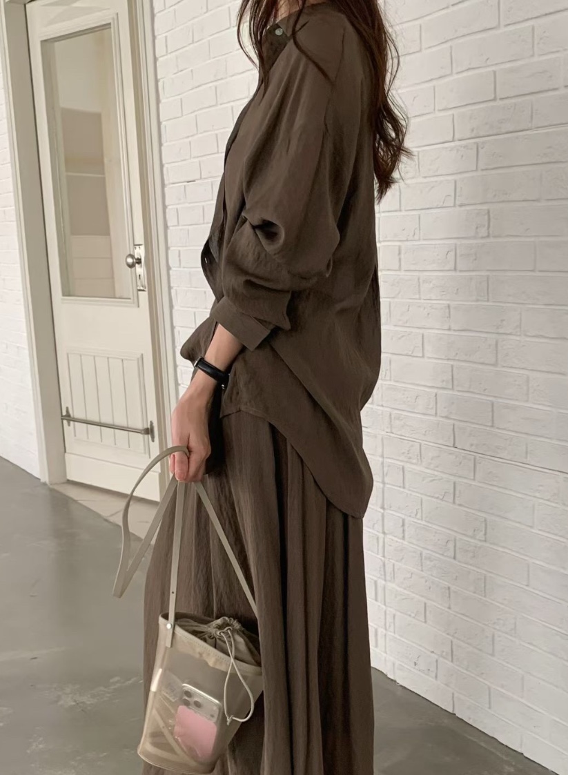 OLA韓國東大門直郵女裝新款熱賣推薦休閑職業26春夏襯衫蕾絲衫mellor/OLA襯衫/蕾絲衫