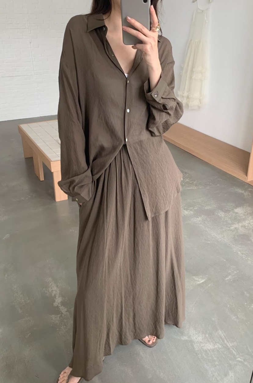 OLA韓國東大門直郵女裝新款熱賣推薦休閑職業26春夏襯衫蕾絲衫mellor/OLA襯衫/蕾絲衫