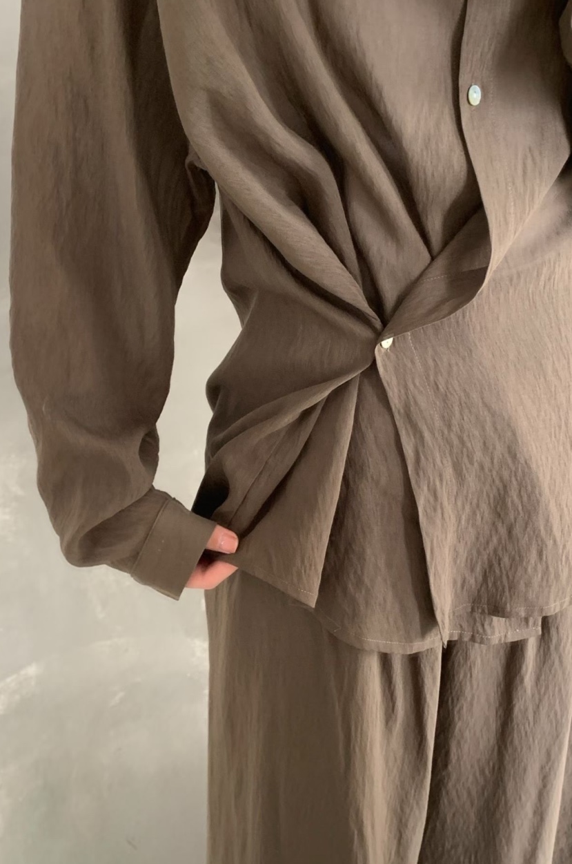 OLA韓國東大門直郵女裝新款熱賣推薦休閑職業26春夏襯衫蕾絲衫mellor/OLA襯衫/蕾絲衫